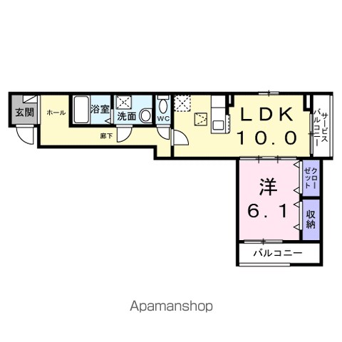 セレーノ大宮の間取り