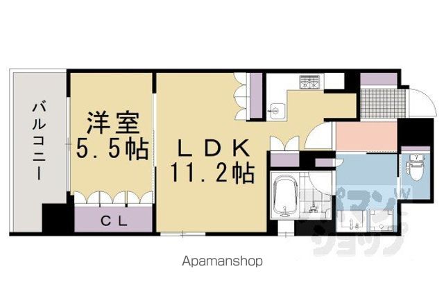 リーガル京都西陣IIの間取り写真