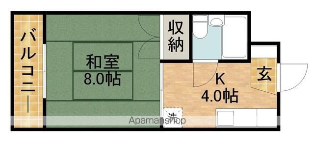サンハイツタカオカIの間取り写真