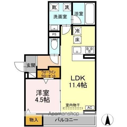 セレスティア中村の間取り写真