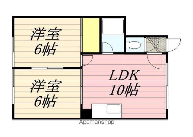 ハイデンス平岸416の間取り写真