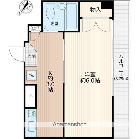 高峰コーポIIの間取り写真