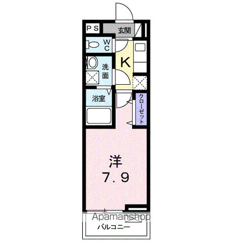 【エスティーヌフジＣの間取り】