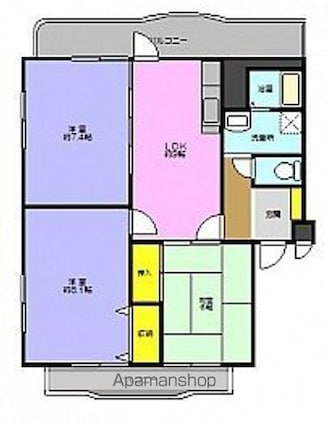 フラッドゲート[3LDK/66.27m2]の間取図