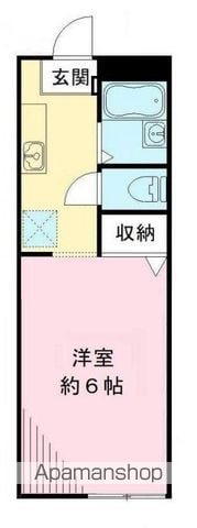 フラット代々木の間取り写真