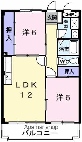 グレイス竹内の間取り写真