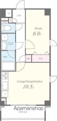 Ｌａ　ｇｒａｃｉｅｕｓｅ[1LDK/40.5m2]の間取図