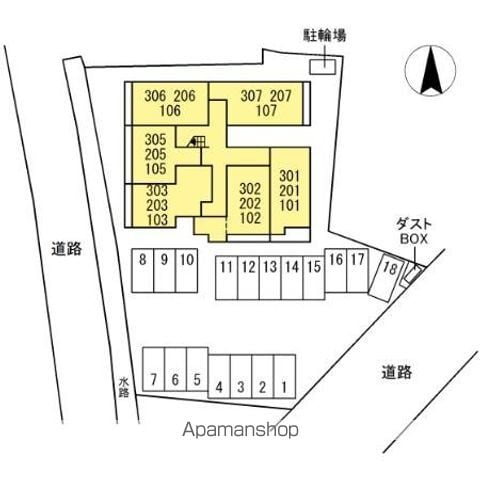 ＤーＲＯＯＭ六条福寿町 205 ｜ 岐阜県岐阜市六条福寿町15-7（賃貸アパート1LDK・2階・34.46㎡） その8