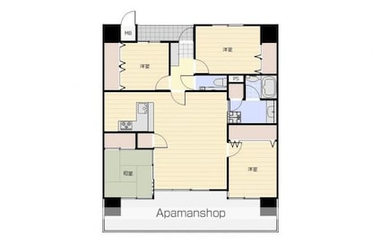 ロイヤルガーデン太田中央公園[4LDK/90.75m2]の間取図