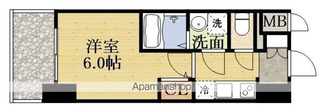 エスリード新大阪ザ・プレミアWESTの間取り写真