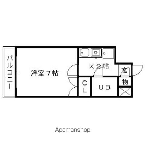 セザール名古屋の間取り写真