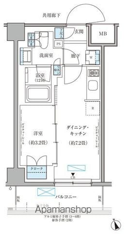 パークアクシス文京本郷の間取り写真