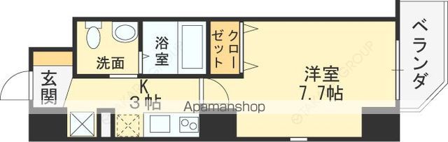 プランドール梅田の間取り写真