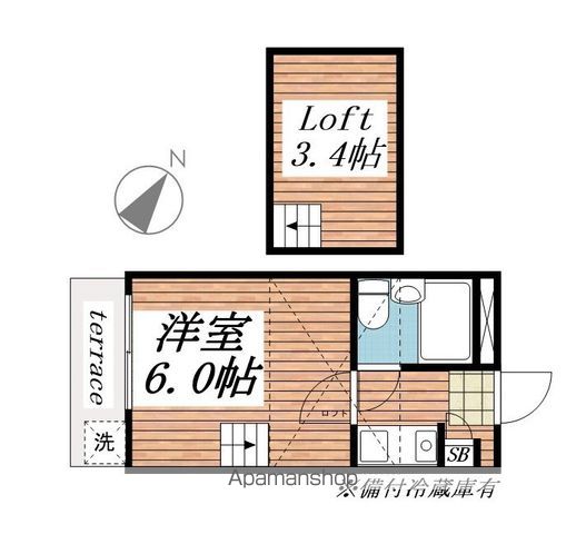 【ジュネパレス八千代第１７の間取り】