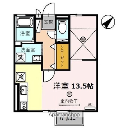 シャルマンコート[1R/35.1m2]の間取図