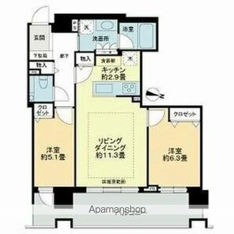 プレミストタワーズ札幌苗穂BRIGHTGATEの間取り写真