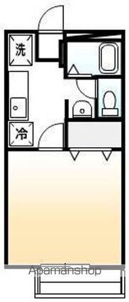 サンシティガーデン[1K/27.08m2]の間取図