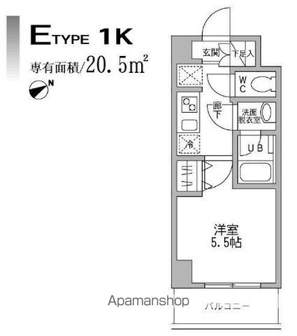 パークフラッツ横濱平沼橋の間取り写真