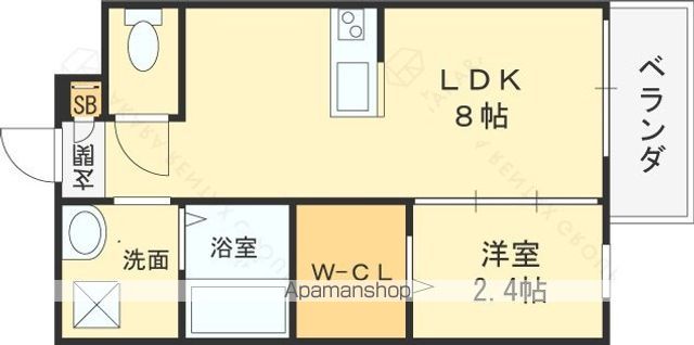 リアコート枚方御殿山NORTHの間取り写真