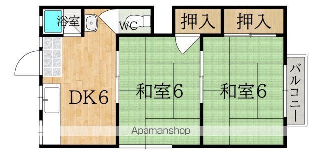 木下ハイツの間取り写真