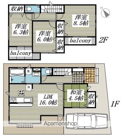 ＳＵＭＡＩ－ＴＯ川越市安比奈新田０２の間取り