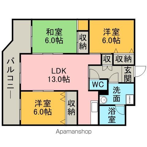 サンヒル7の間取り写真