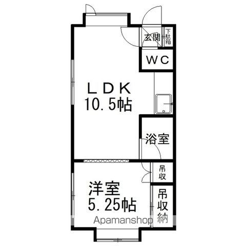 第１フラワーハイツの間取り