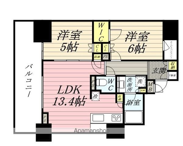 コンフォリア渋谷WESTの間取り写真