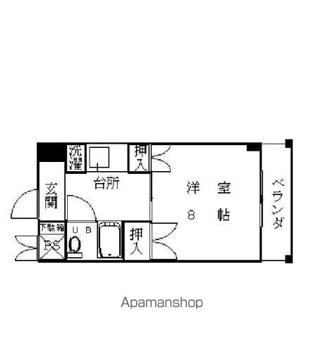 山市ビルの間取り写真
