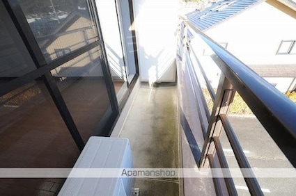 ヒルサイド・ビレッヂ[1K/25.66m2]のバルコニー