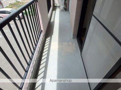 ハイムイレブン[2DK/45.1m2]のバルコニー