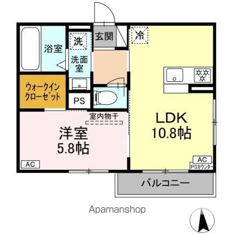 DーHILLS領家IIの間取り写真