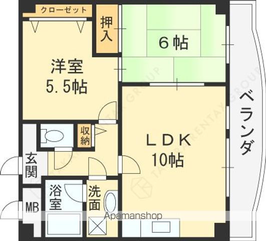 フローリッシュ北田の間取り写真