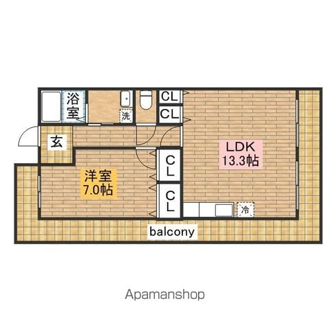 阪和線 堺市駅 徒歩2分 14階建 築22年の間取り写真