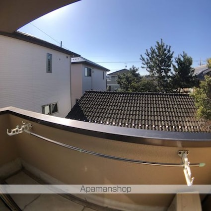 滋賀県大津市月輪３丁目[1K/24.8m2]のバルコニー