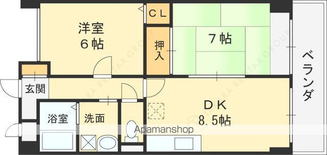 アドバンス渋川の間取り写真