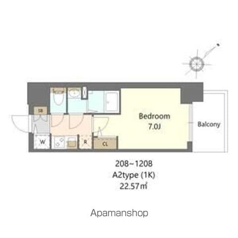 SーRESIDENCE上新庄BEATの間取り写真