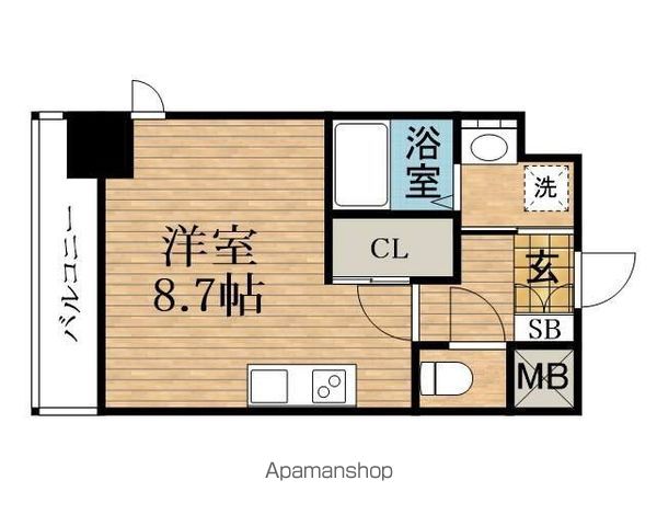 エスリード北浜EASTの間取り写真