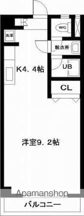 ｉｓｍ[1R/31.59m2]の間取図