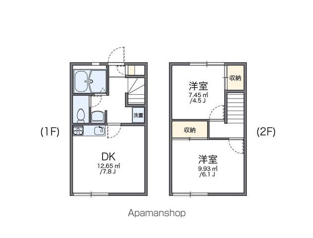 レオパレスYOKOMIZOの間取り写真