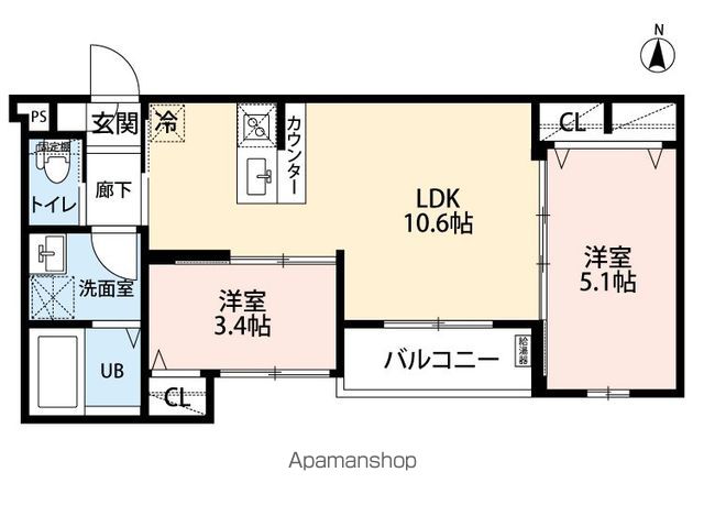 ROBOT HOME 鶴里IIの間取り写真