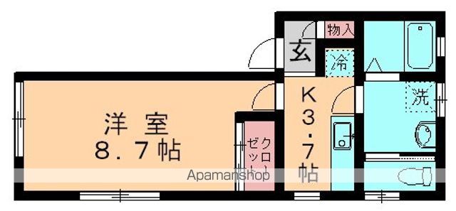 ハイツ高玉の間取り写真