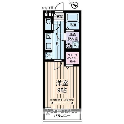 リニアコート[1K/30.63m2]の間取図