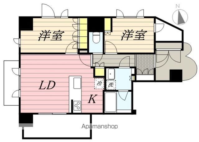 プライムアーバン新宿夏目坂タワーレジデンスの間取り