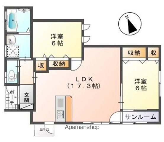 Copineの間取り写真