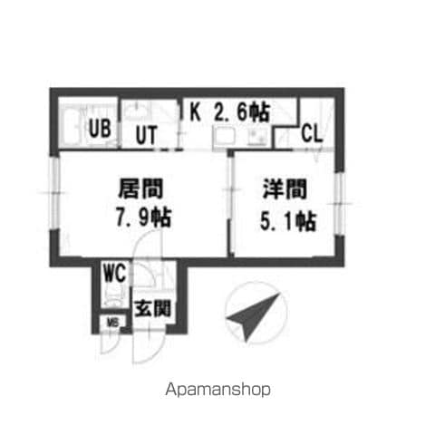 グランメール24ーCの間取り写真