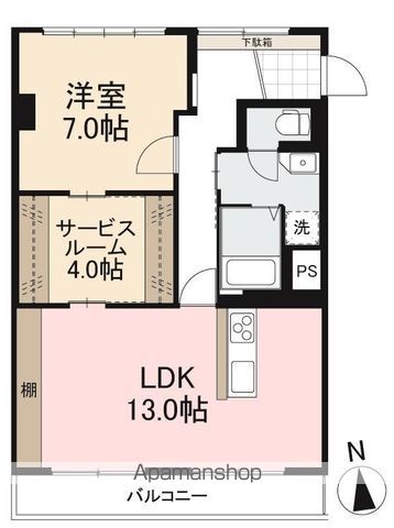 こぐまマンション中野町の間取り写真