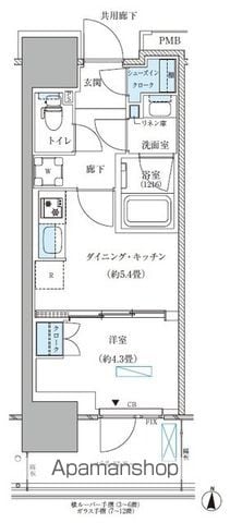 パークアクシス西大島コンフォートスクエアの間取り写真