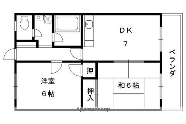 ケイチョウマンションの間取り写真