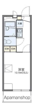 レオパレス要[1K/19.87m2]の間取図